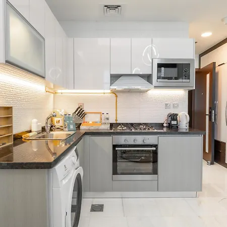 Ferienwohnung Fam Living - Bayz Tower By Danube - Business Bay Dubai Exterior foto